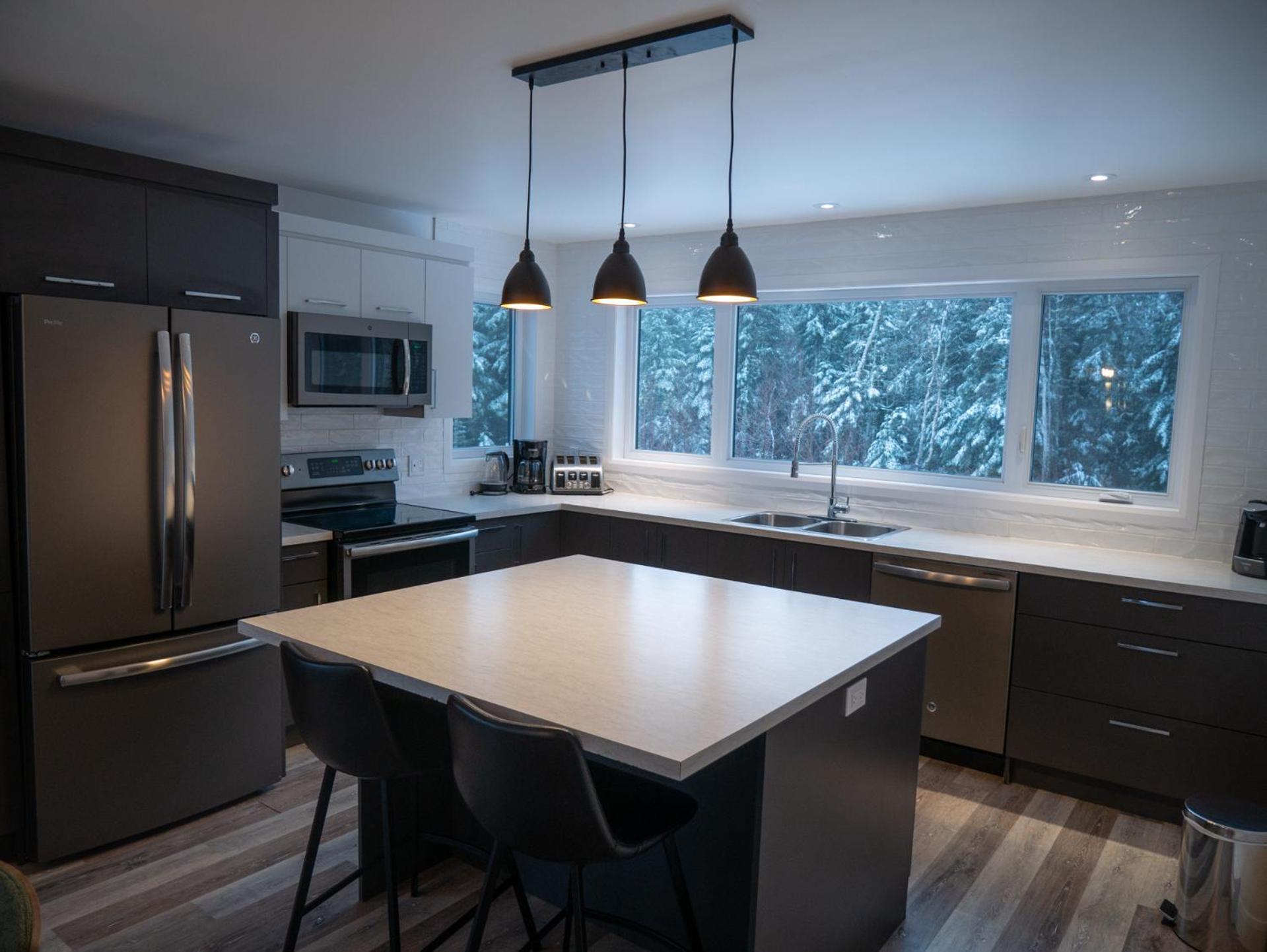 Cottage Quebec - Olivine Петит-Ривиер-Сен-Франсоа Екстериор снимка